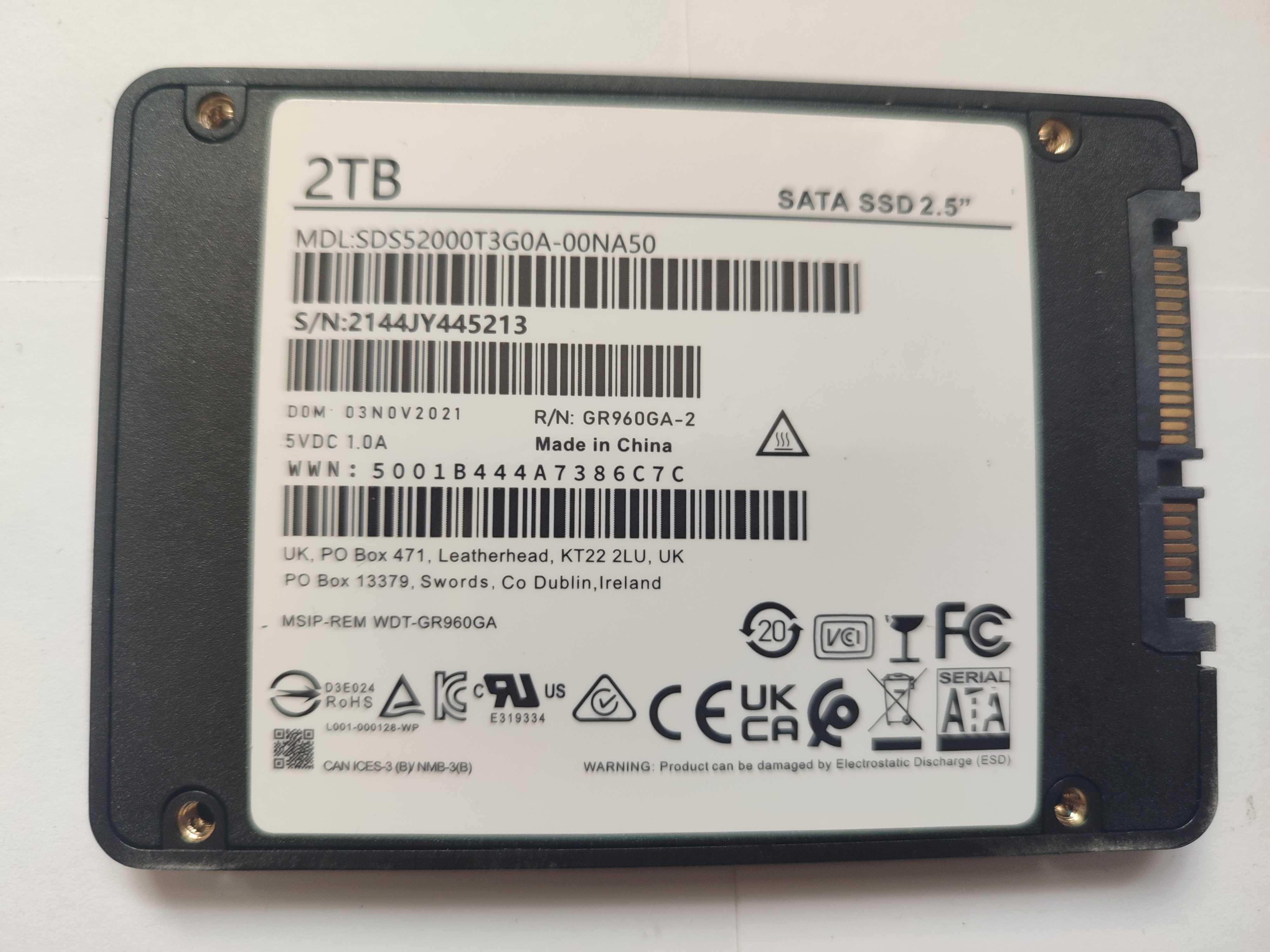 SSD диск на 2tb для компьютера