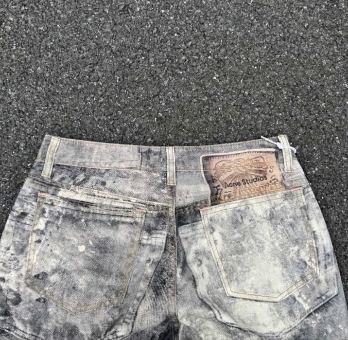 ОПИС | джинси acne studios широкі , cold grey