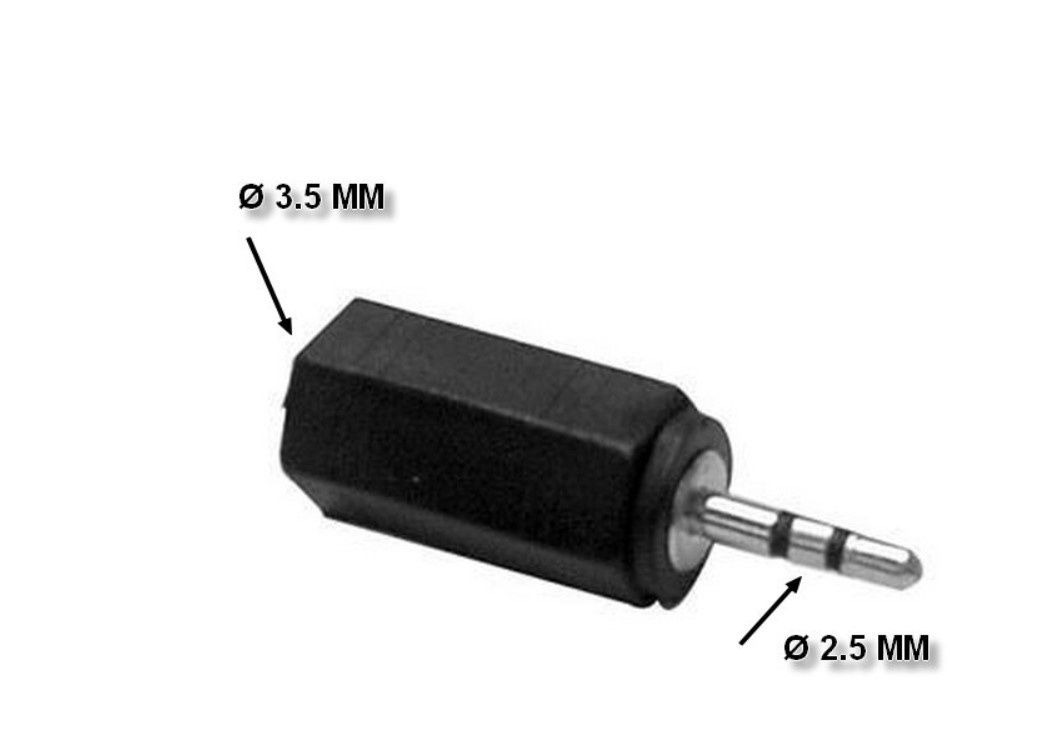 Аудио Адаптер 2,5мм-3,5мм Teccus