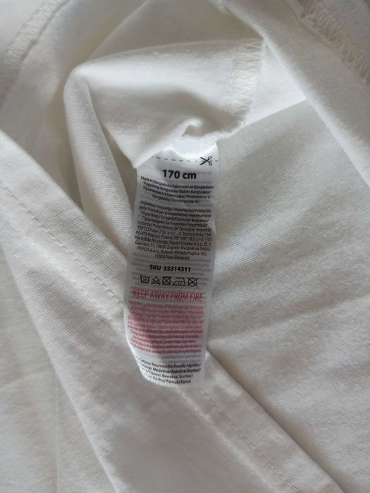 biała koszulka na ramiączkach rozmiar 170 Destination Pepco nowa