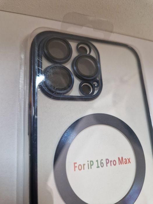 Metallic Magsafe Case do Iphone 16 Pro Max Niebieski