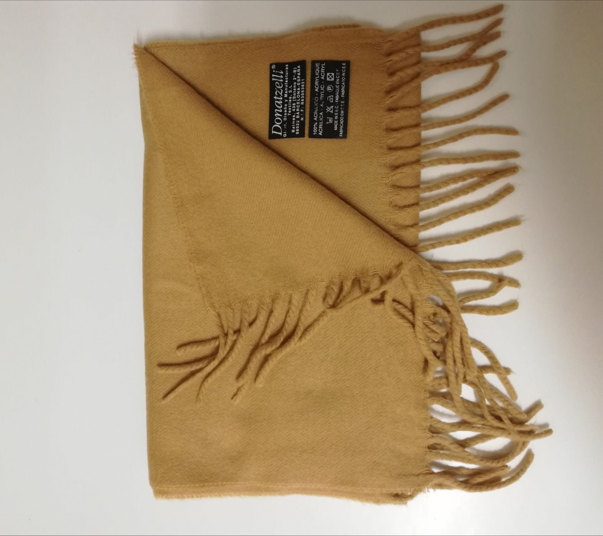 Cachecol cor camel