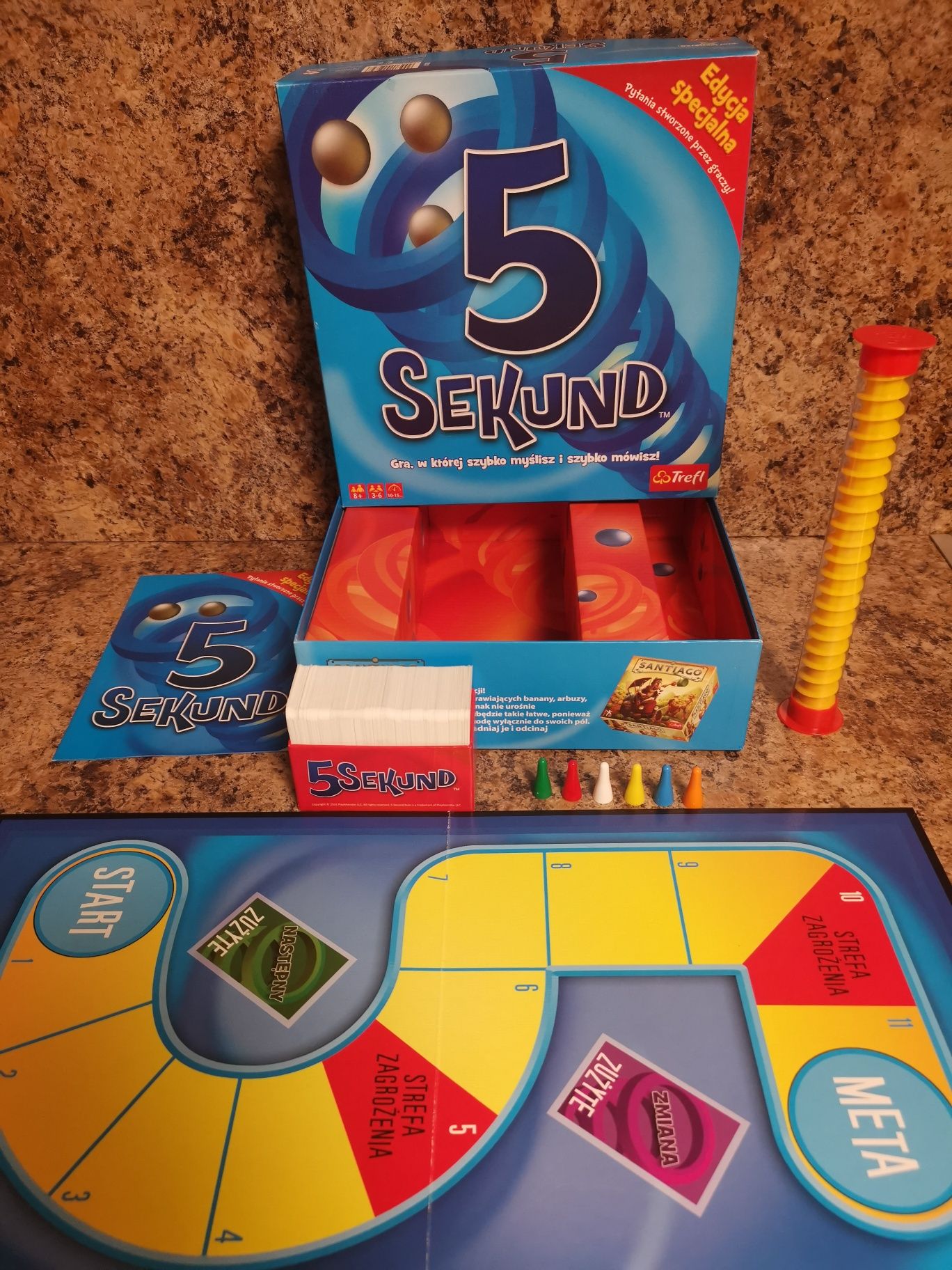 Trefl Rodzinna gra planszowa 5 Sekund Edycja Specjalna Gra jak nowa