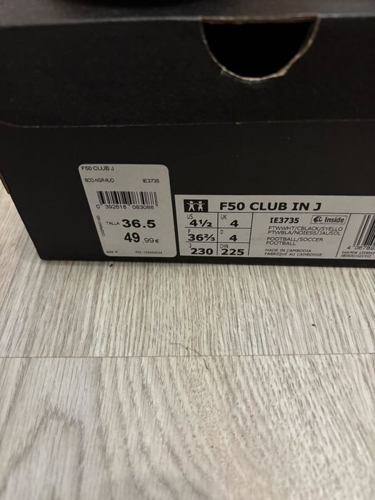 Adidas F50 junior 36.5