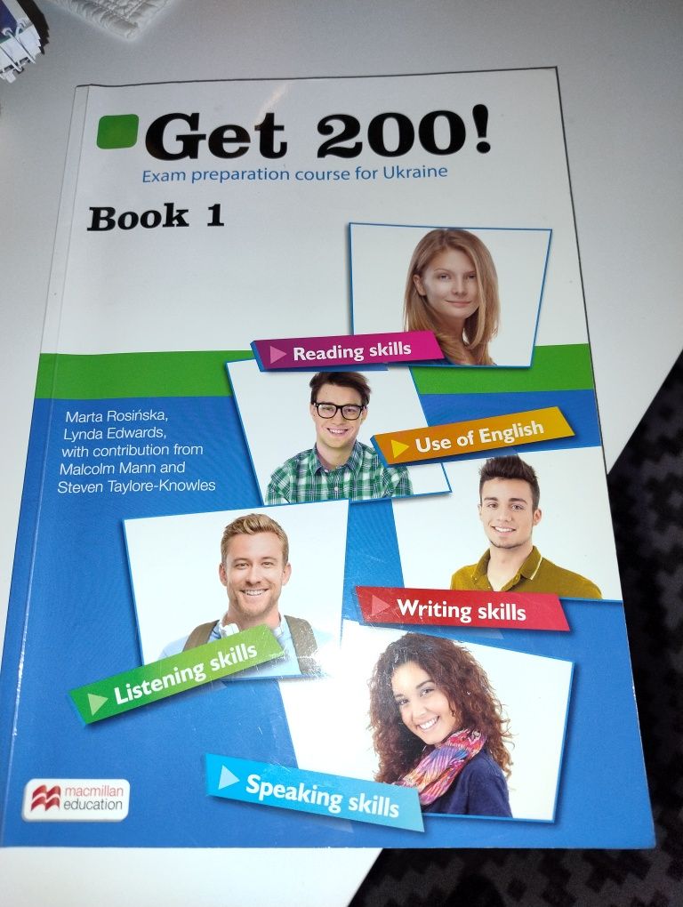 Підручник ЗНО Get 200 Book 1  англійська для 10/11 класіа