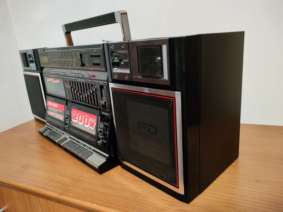 Super Sharp Wf939, radiomagnetofon, boombox, p.sprawny.