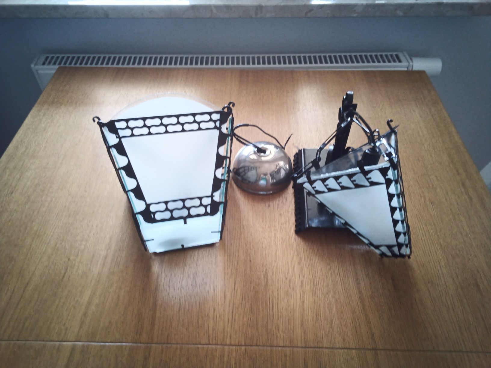 Żyrandol / Lampa wisząca + kinkiet Komplet