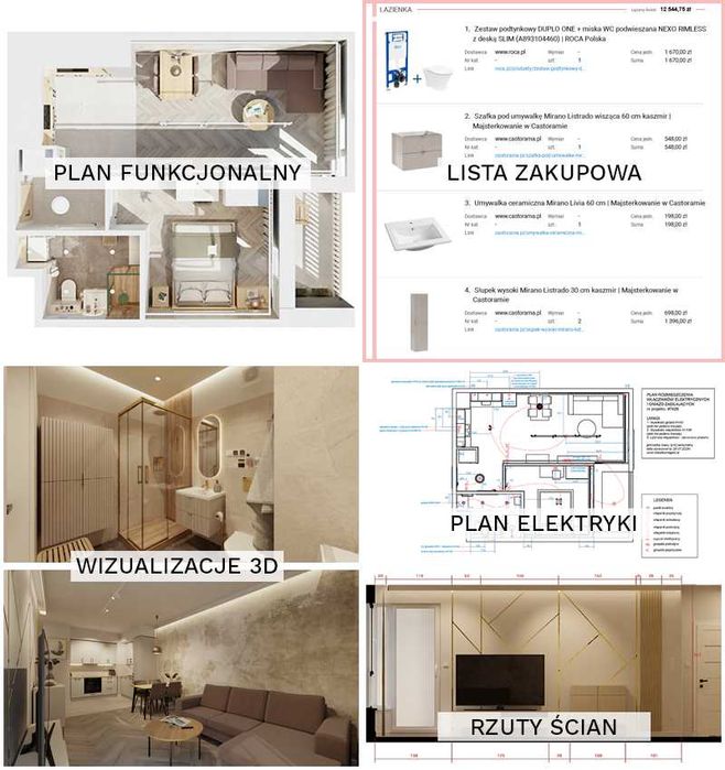 Projektowanie wnętrz | Aranżacje | Projektant | Wizualizacje 3D