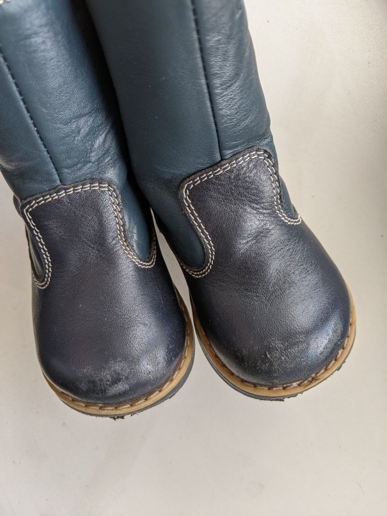 Чобітки дитячі зимові шкіряні ортопедичні Ecoby Дитяче взуття зимове