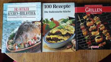 Książki niemieckie kucharskie 3szt.