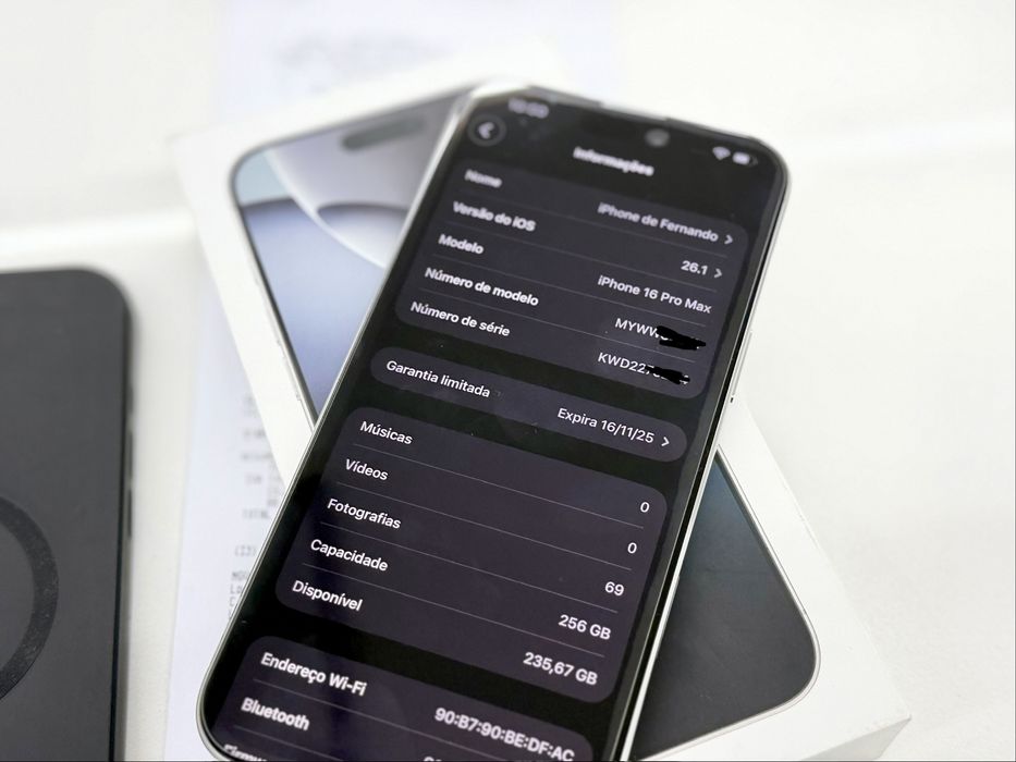 Iphone 16 Pro Max 256Gb White AC/Retomas