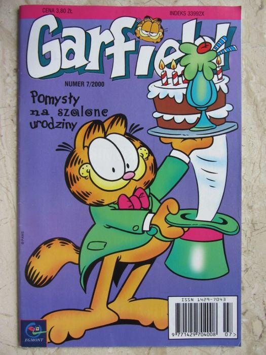 Komiksy "Garfield" z 2000 r.