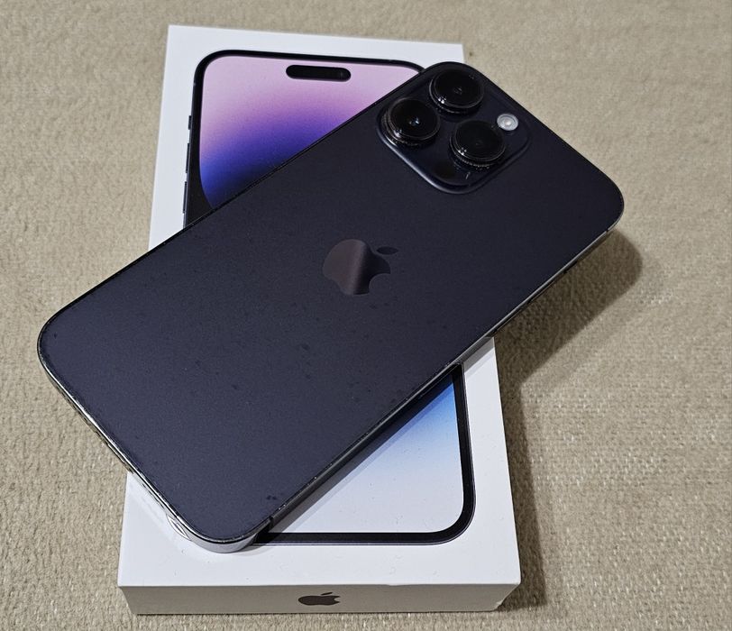 Iphone 14 Pro Max 256GB Deep Purple - stan bardzo dobry 100% sprawny