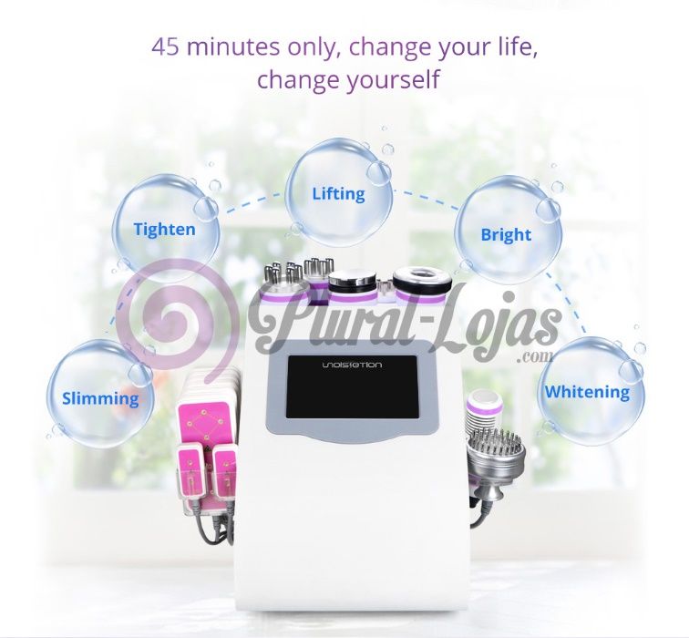 CAVITACAO  9 EM 1 - RADIOFREQUENCIA + VACUO+ LIPOLASER+CRIO