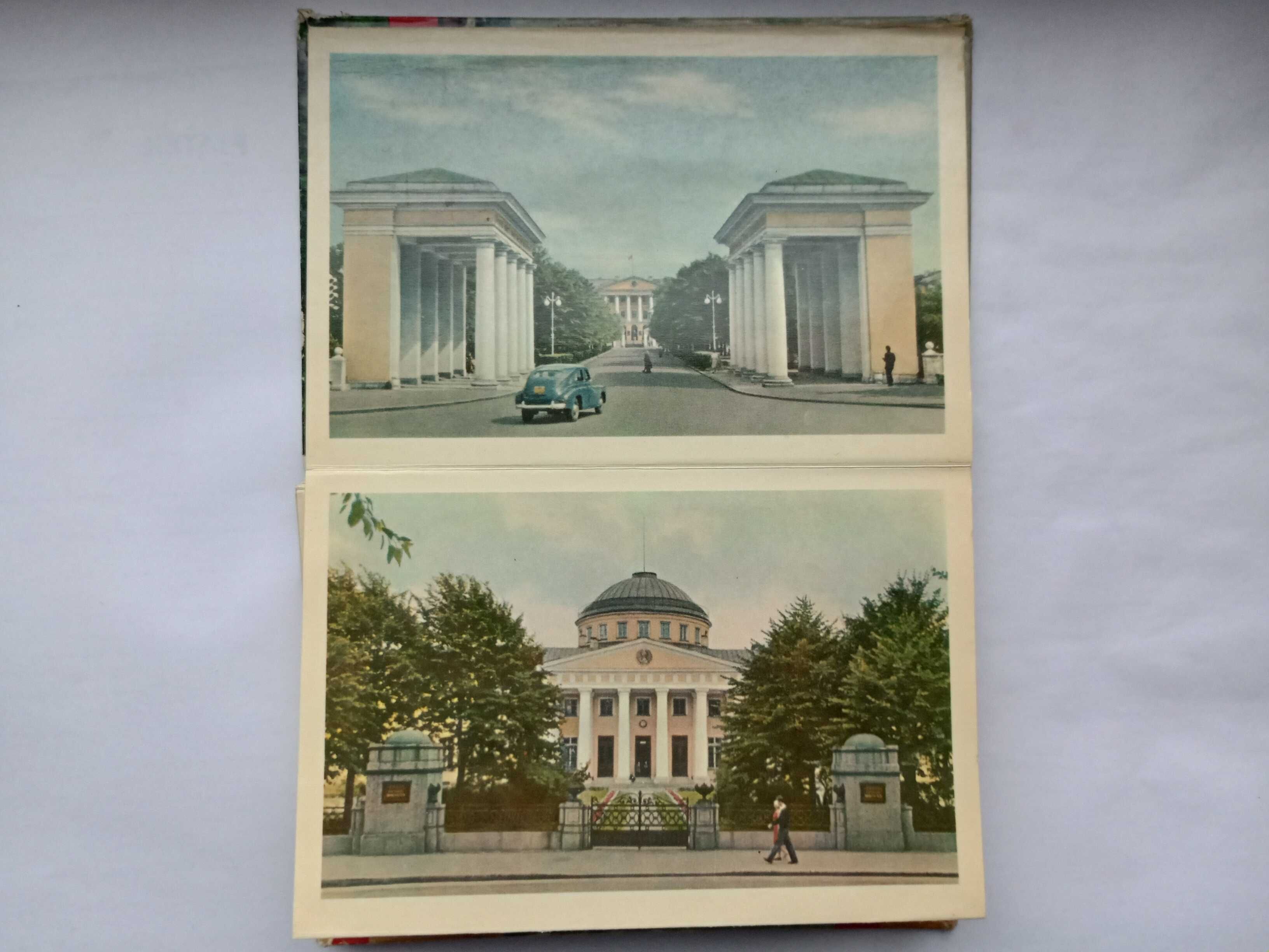 Leningrad Stary Album Harmonijkowy Pocztówki Lata 60. ZSSR PRL UNIKAT