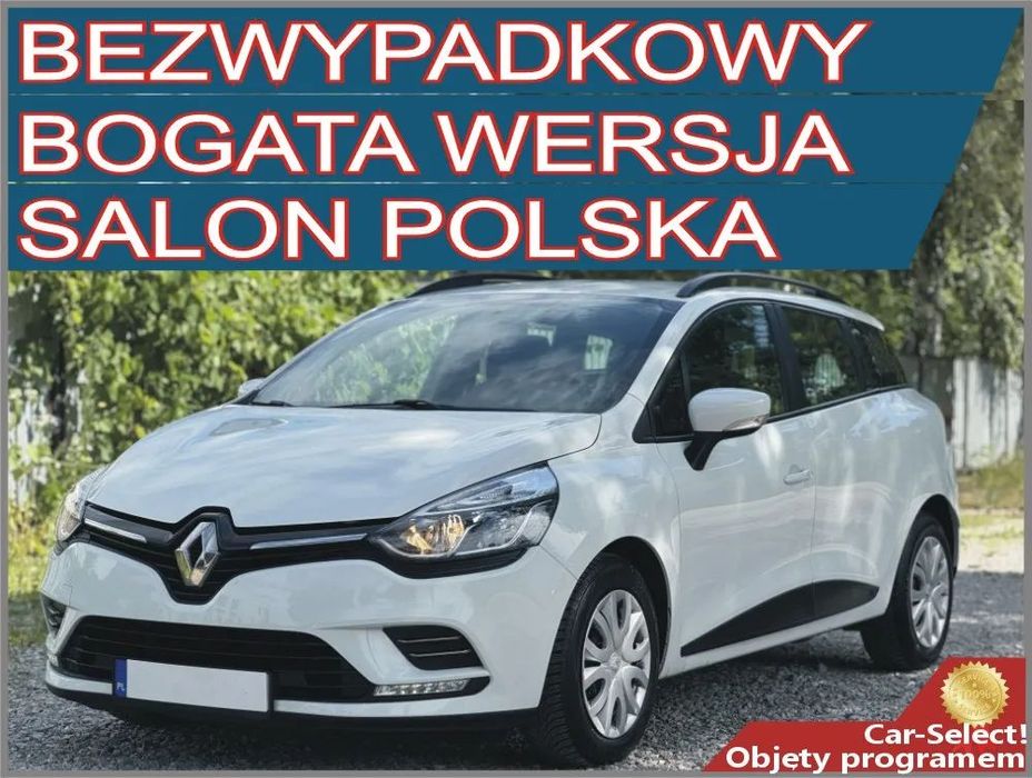Renault Clio 100%BEZWYPADKOWY SalonPL 1wł, ASO, GWARANCJA,  navi/kamera/app