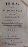 Irmã ou as desgraças de huma jovem órfã 1804