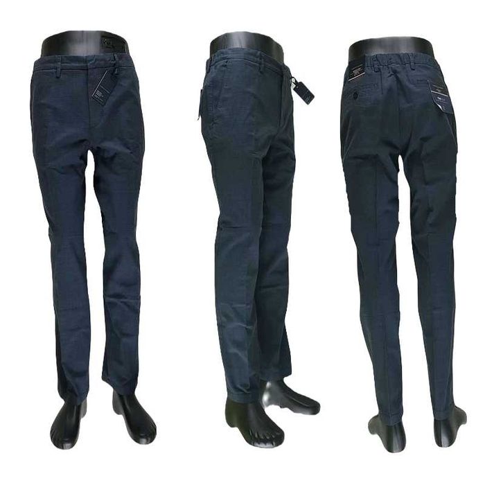 Męskie spodnie Tommy Hilfiger Denton Chino Straight krata nowe W33/L32