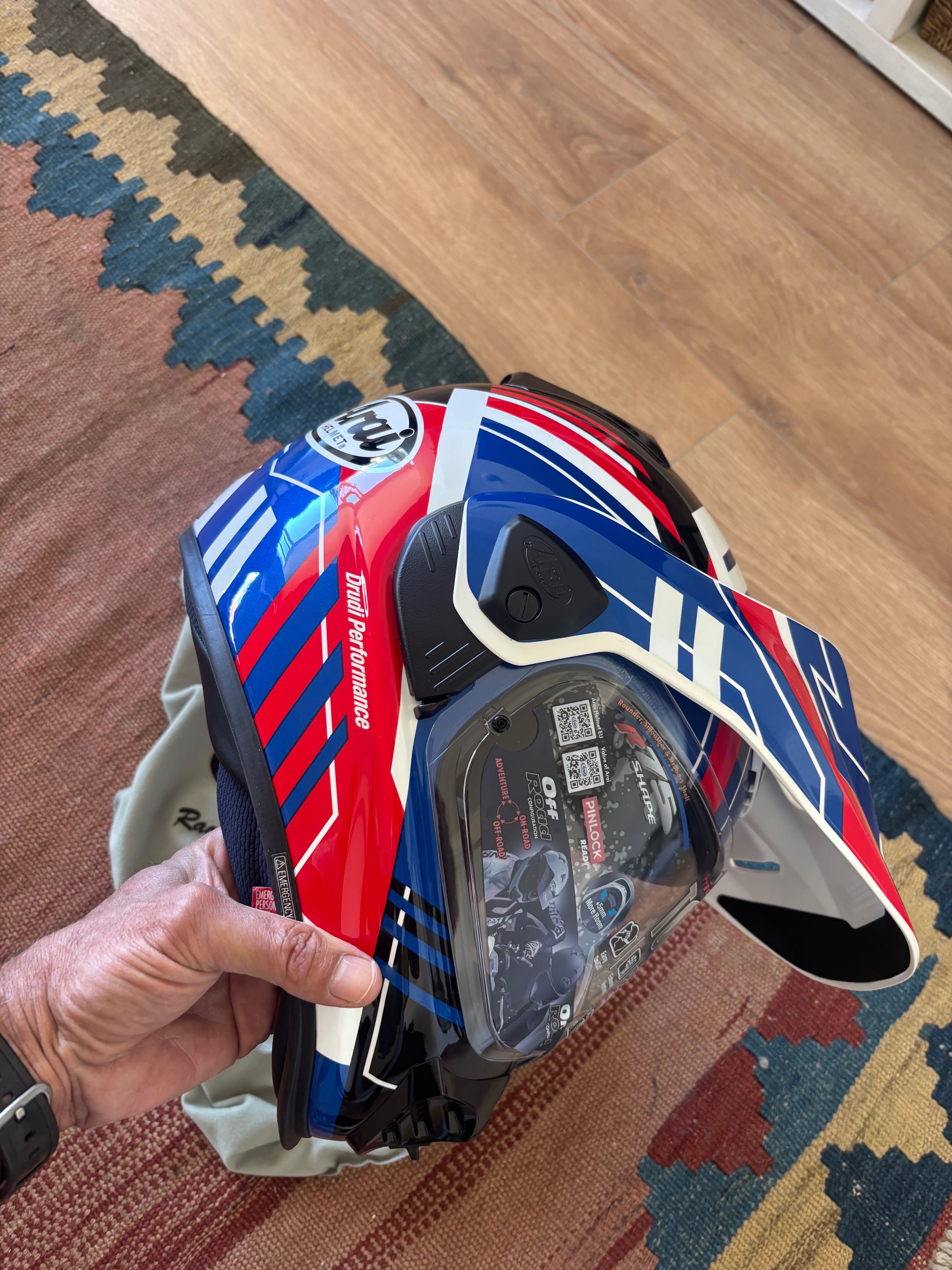 Arai tour x5 trail blue t. M