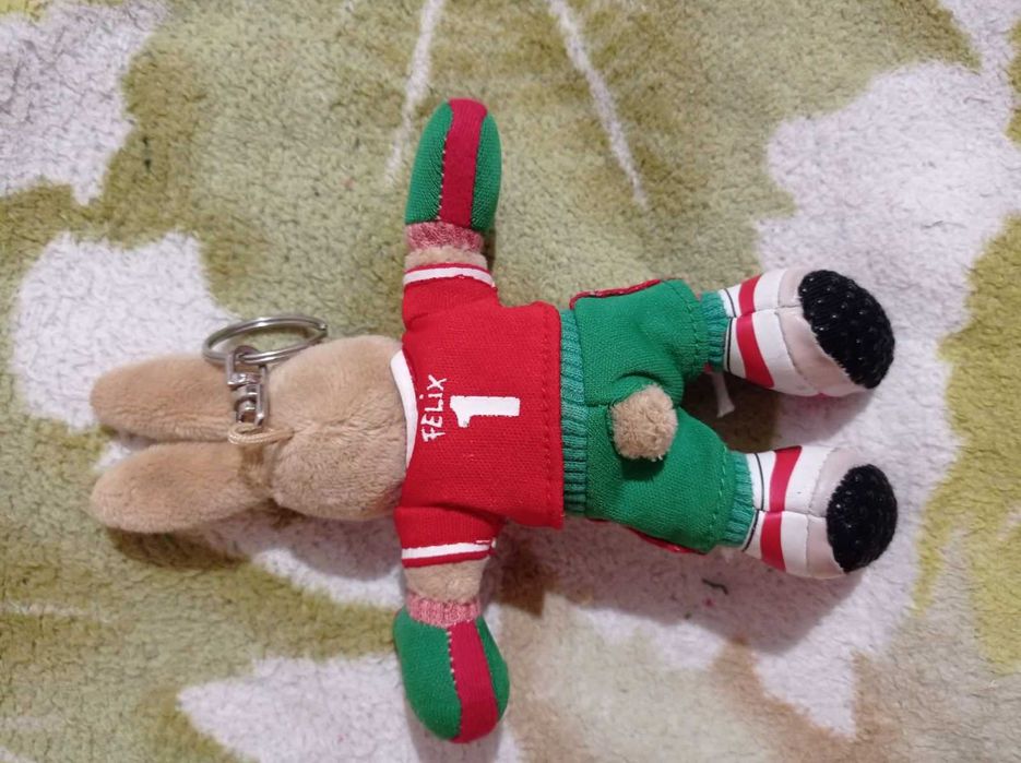 16см брелок на сумку рюкзак мягкая игрушка заяц футболист зайка