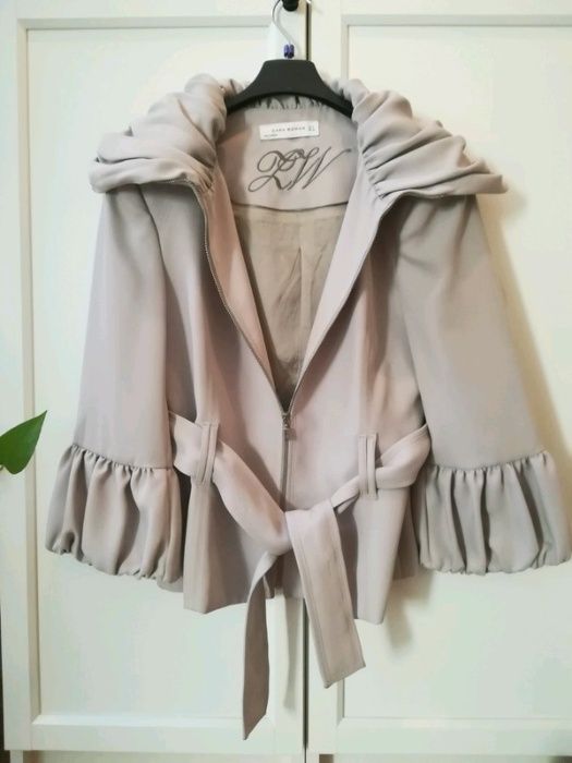Zara Kurtka/ Marynarka z bufkami M