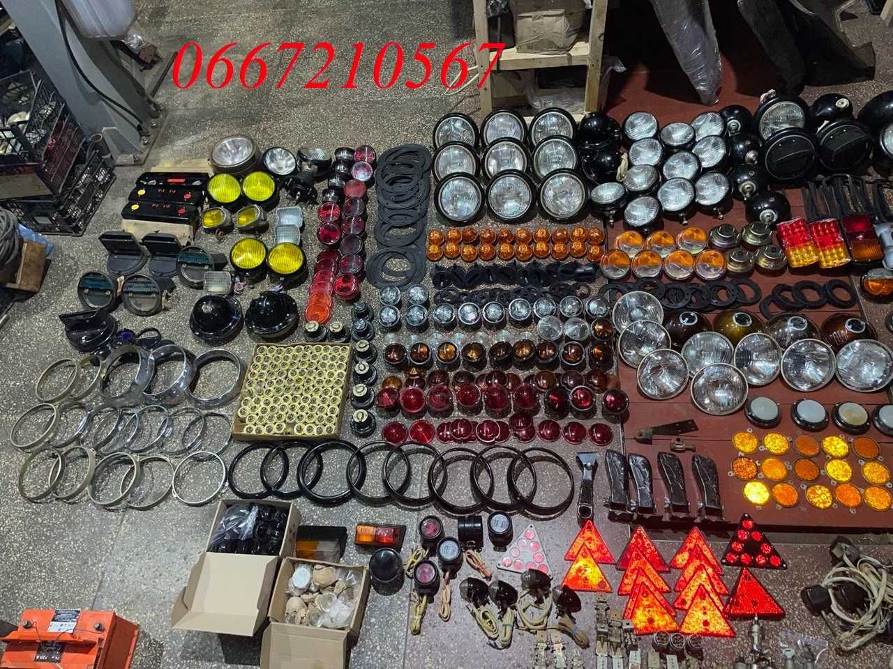 Фонарі, фари, оптика Газ 53, Газ 66, Газ 3307, Газ 52, Зіл, Уаз, Волга