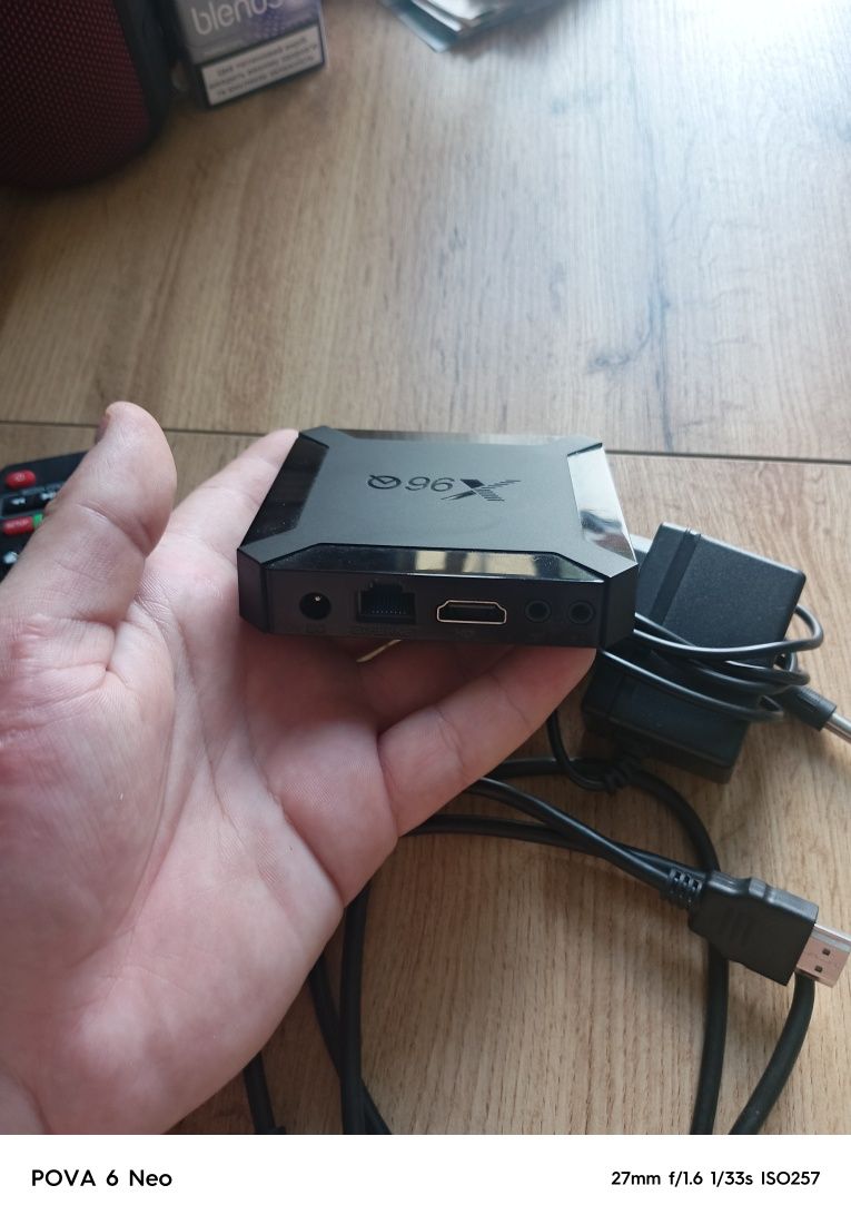 Смарт ТВ приставка 2/16GB + пульт, Android 10, X96Q / Андроїд приставк