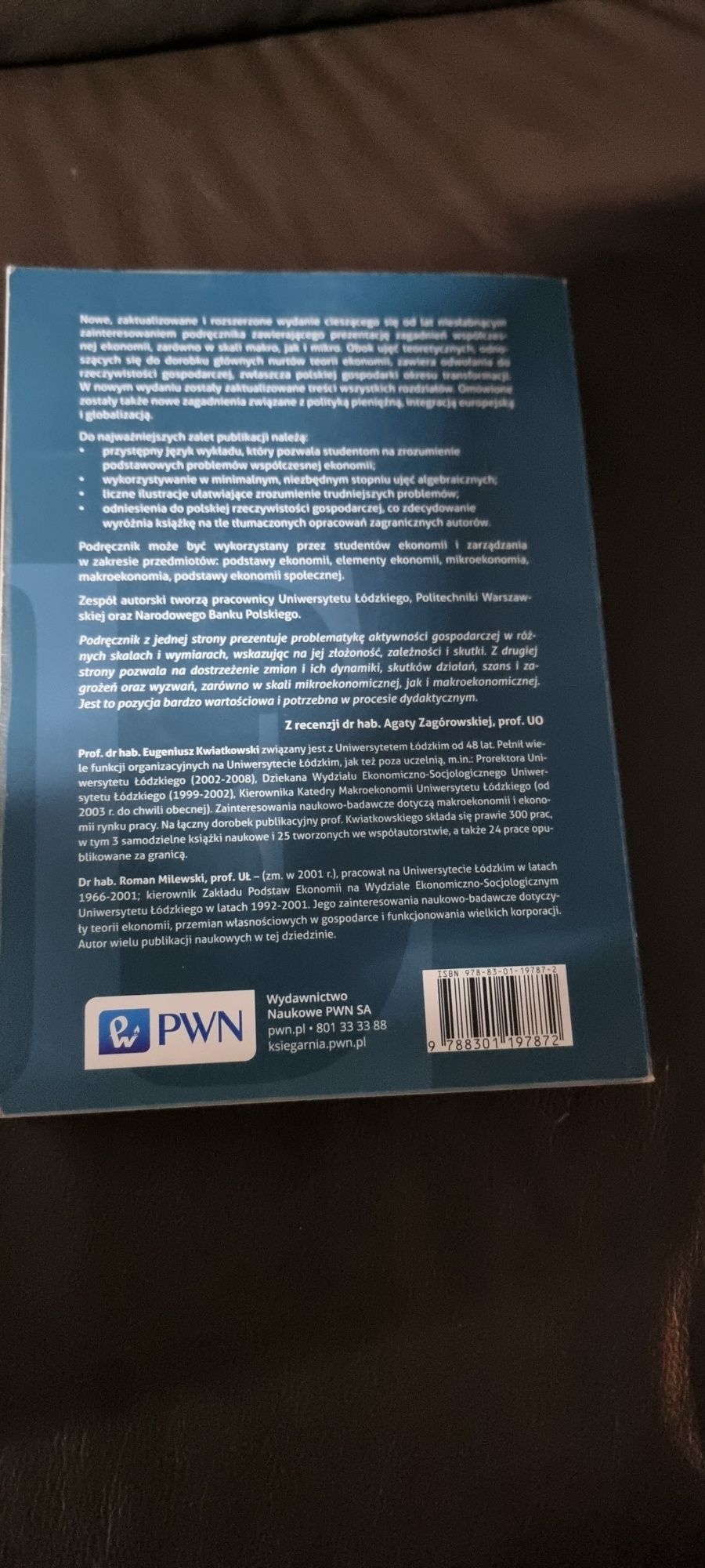 Podstawy ekonomii pwn Milewski i kwiatkowski 2018