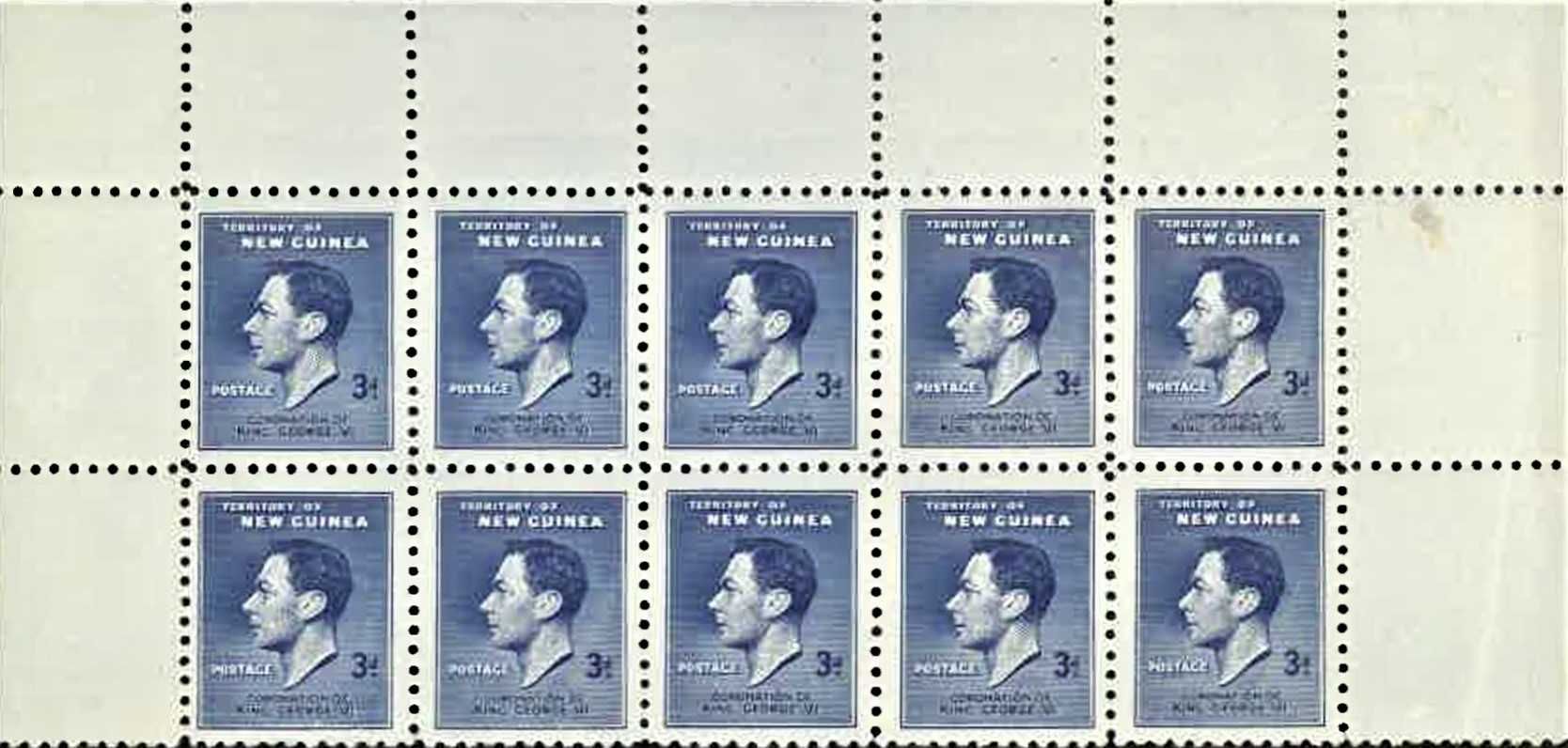 NOWA GWINEA 1937-król Jerzy VI-koronacja MNH**! Gratis wysyłka!