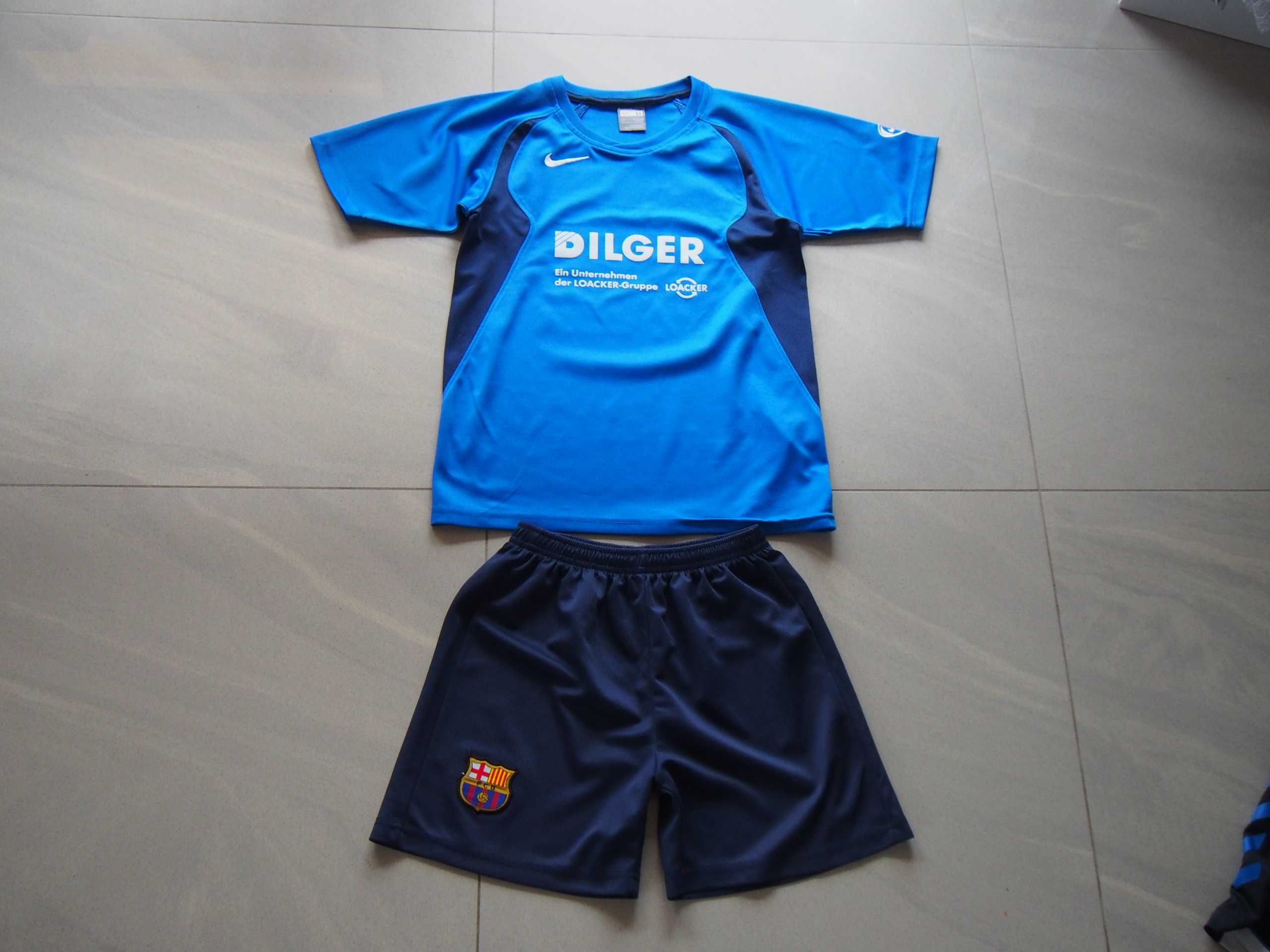 Strój piłkarski sportowy 146 cm nike