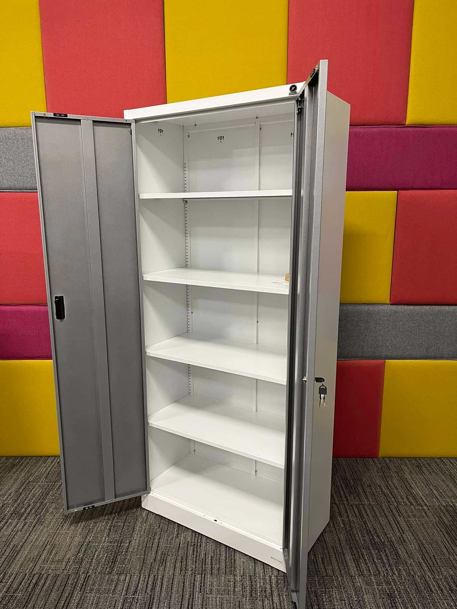NOWA Szafa metalowa biurowa aktowa garażowa na dokumenty 180x80x40