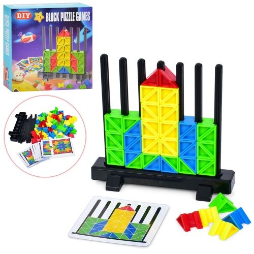 Вертикальна трикутна мозаіка, логічна гра