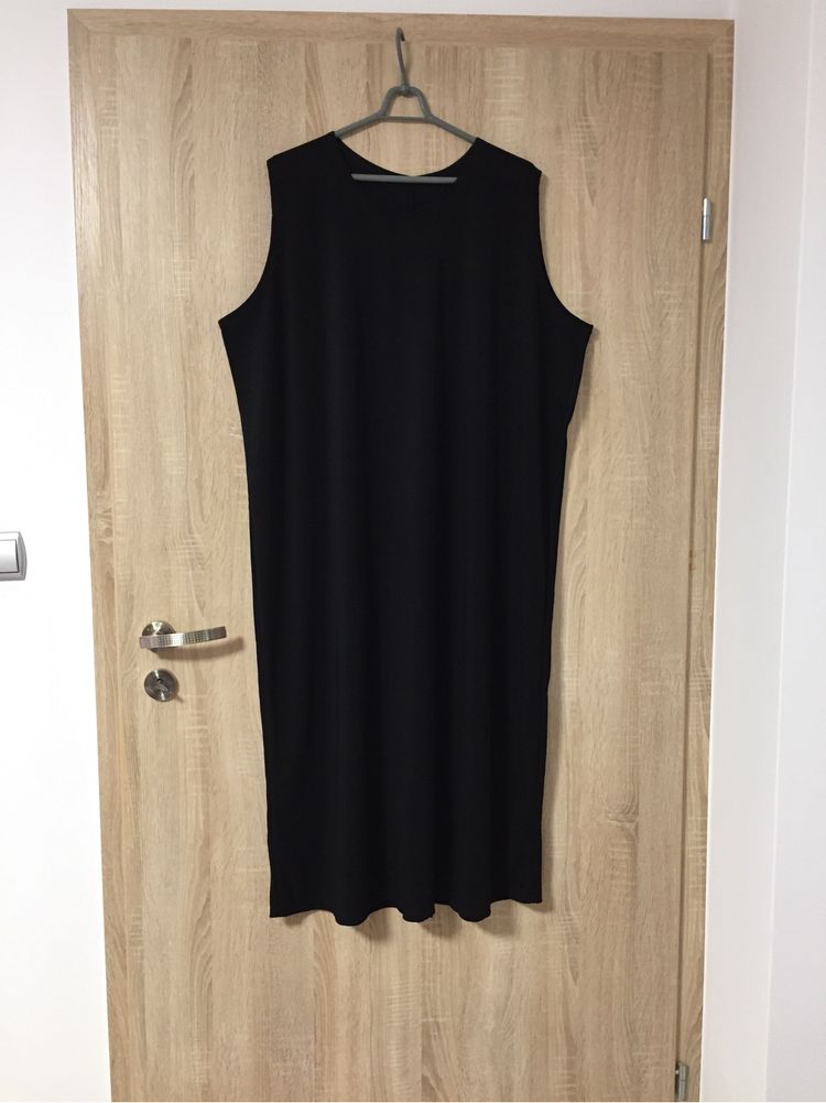 Sukienka damska długa czarna rozmiar 7XL (54)