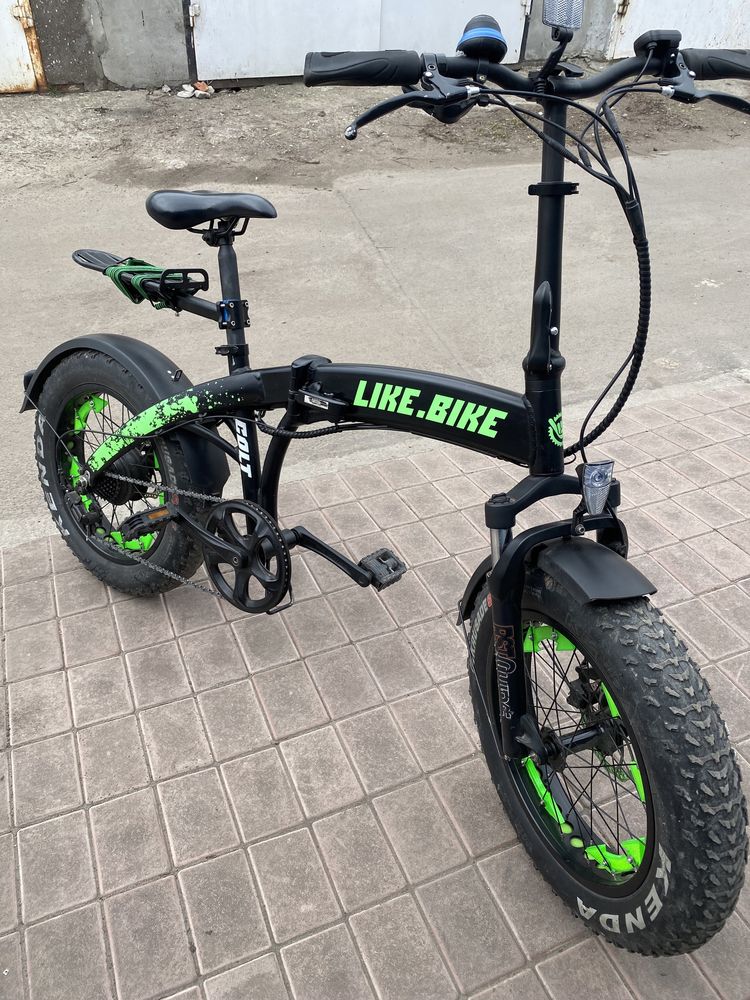 Электровелосипед складной  Like.Bike Colt Black/Green