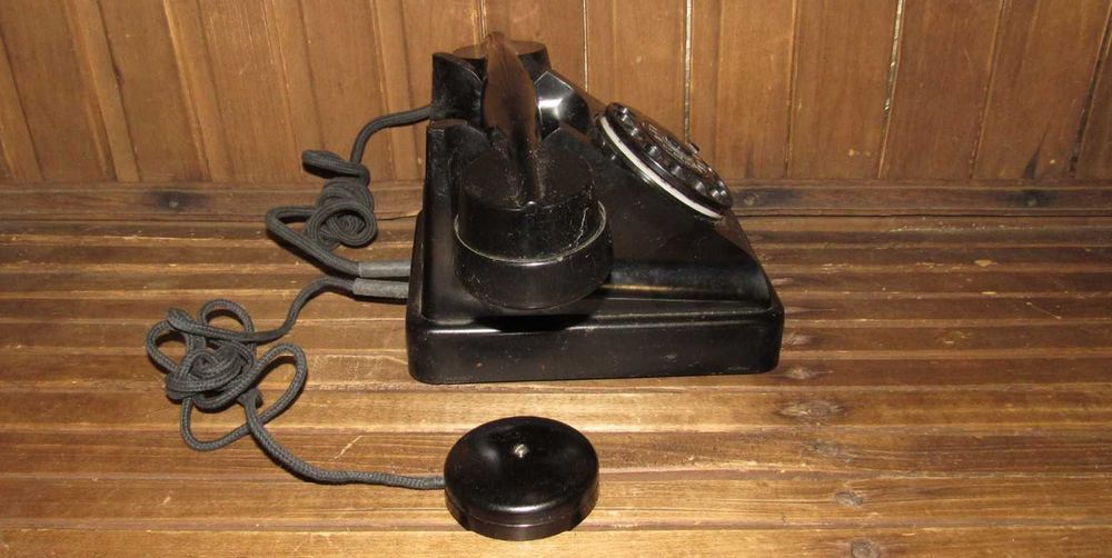 1956 Телефон бакелитовый VEF в родной коробке , не использовался