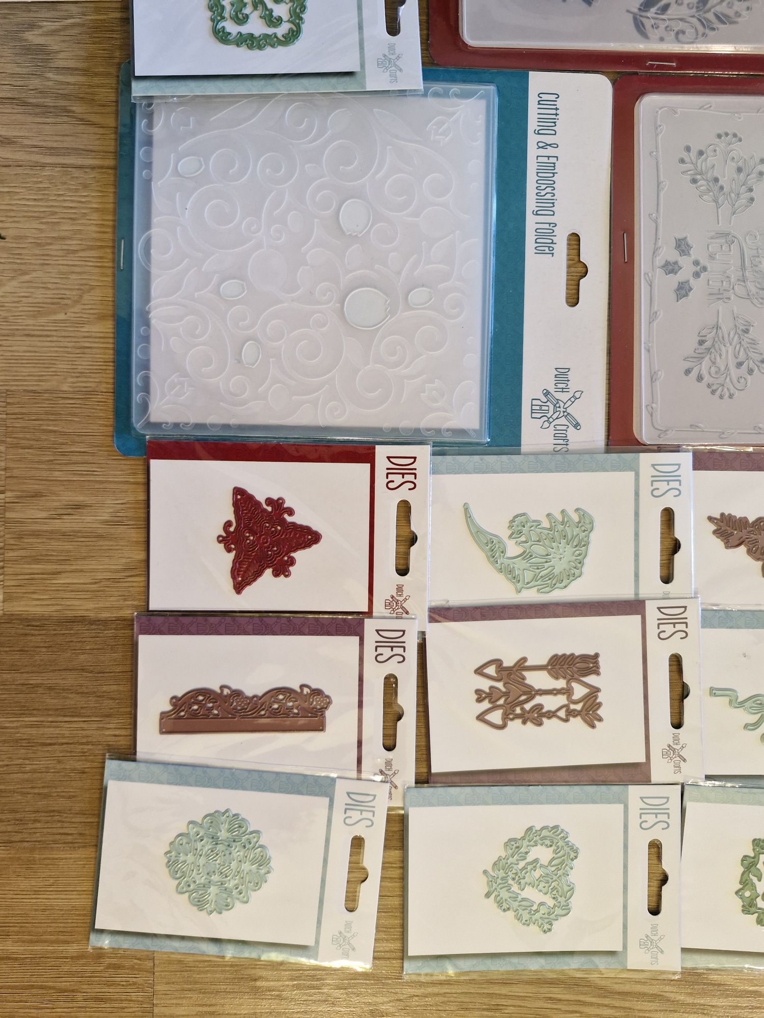 Zestaw scrapbooking foldery wytłaczanie wykrojniki