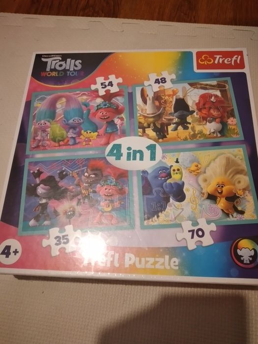 Nowe puzzle Trolle 4+