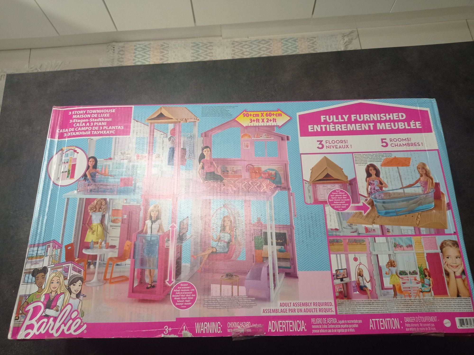 Barbie Miejski Domek Zestaw Dly32