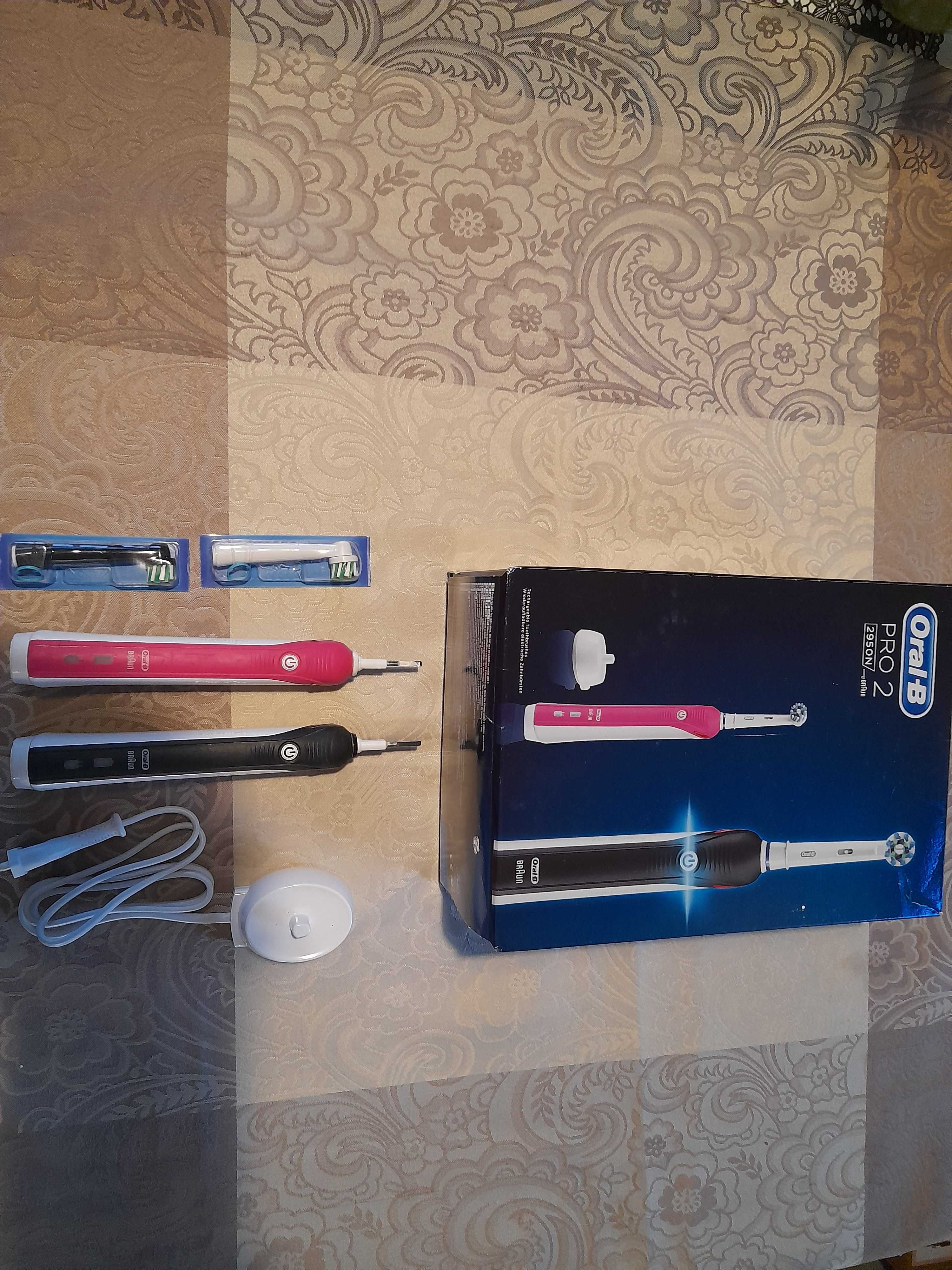 Szczoteczki elektryczne Oral-B Pro 2 2950N 2 sztuki