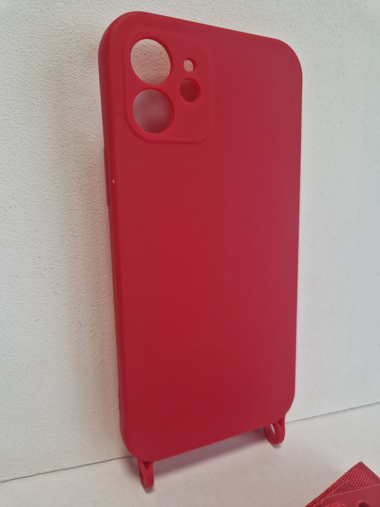 Strap Silicone Case do Iphone 12 wzór 2 czerwony