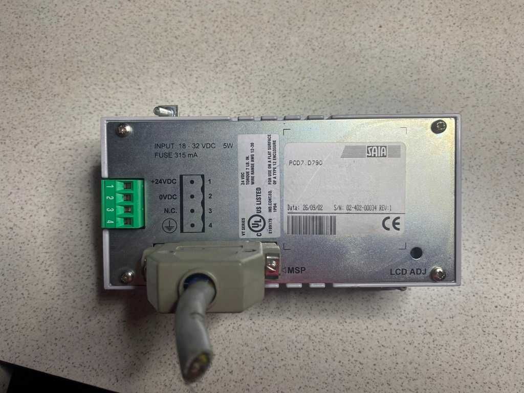 SAIA PCD7.D790  panel tekstowy