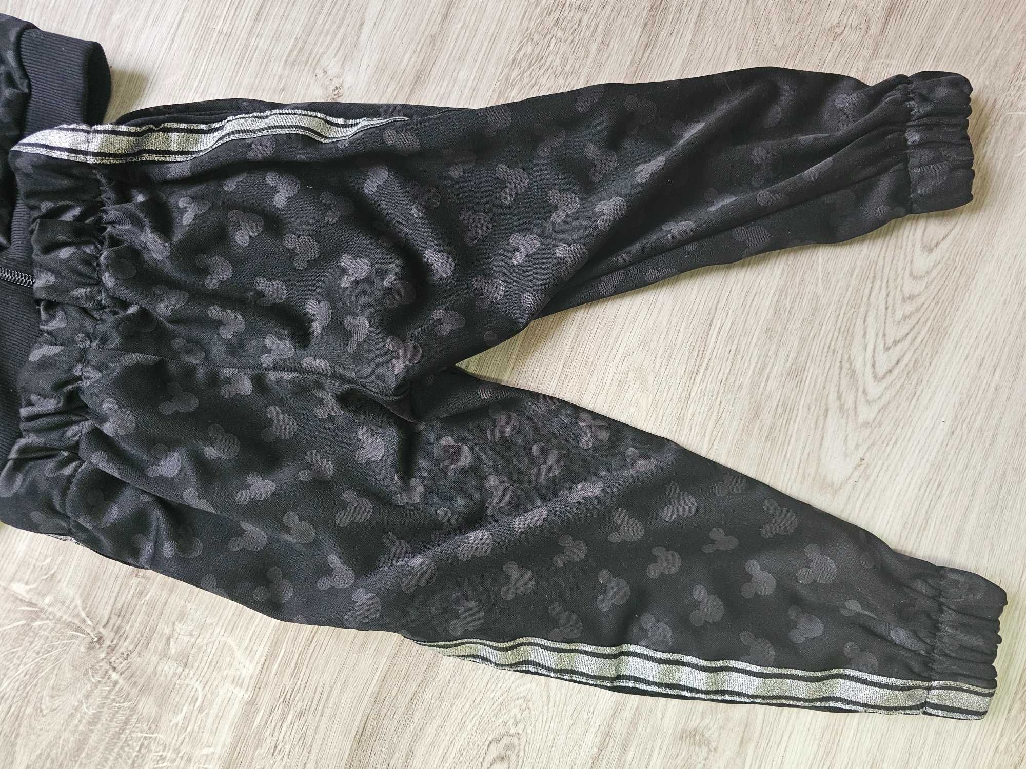 Komplet dresowy bluza na zamek i spodnie myszka miki