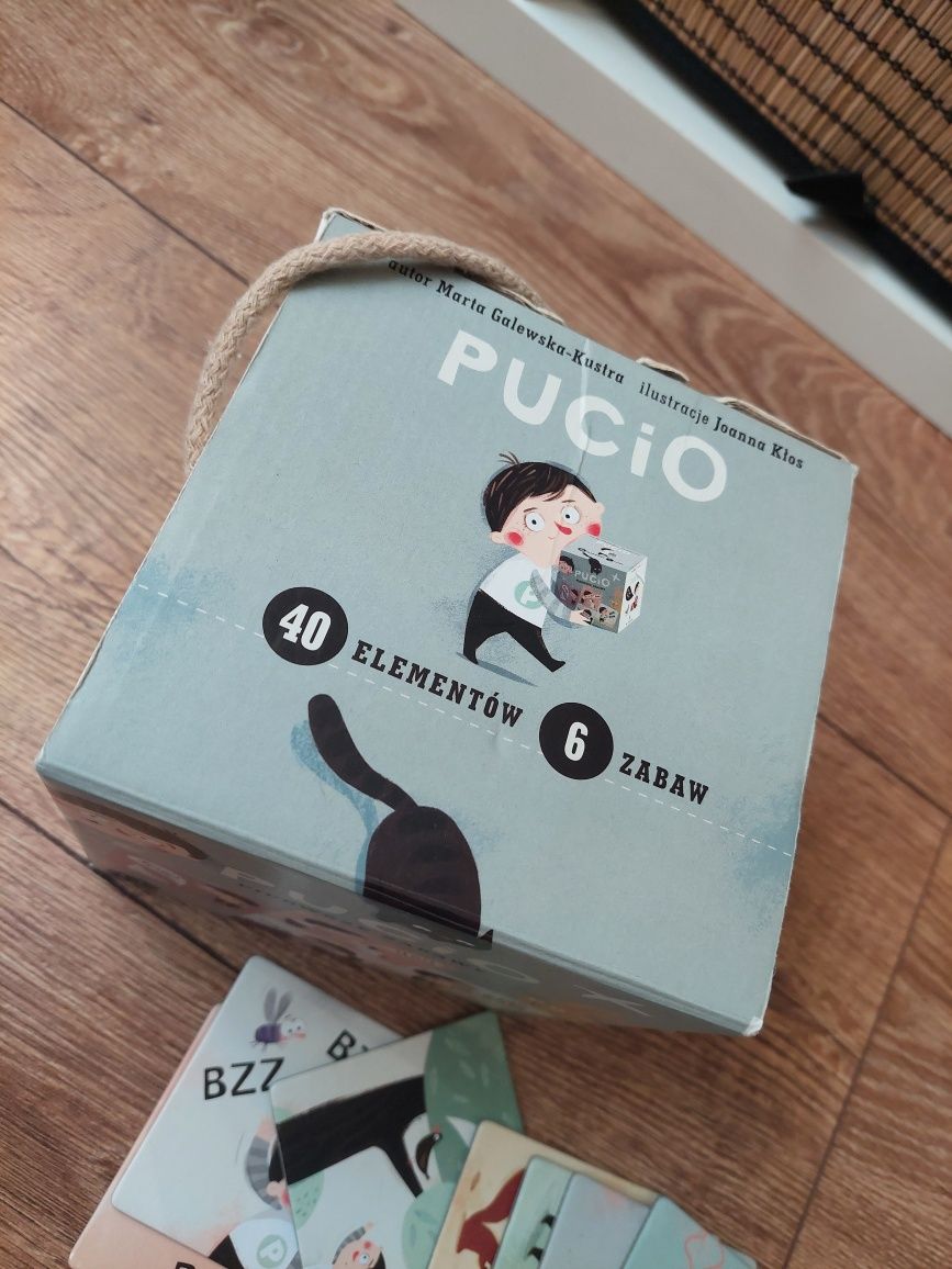 Pucio gra puzzle kafelki pucio pierwsze zabawy pierwsze słowa