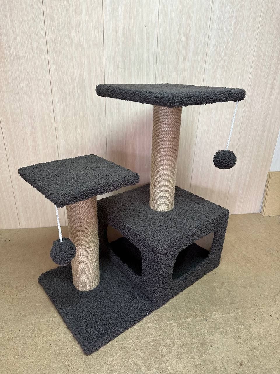 Когтеточка. Домик для кота и кошки.Дряпка. 1150