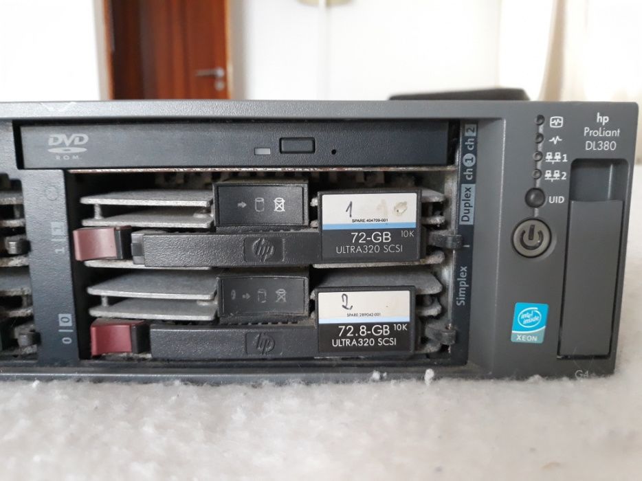 Servidor HP Proliant DL380 com 6 Discos