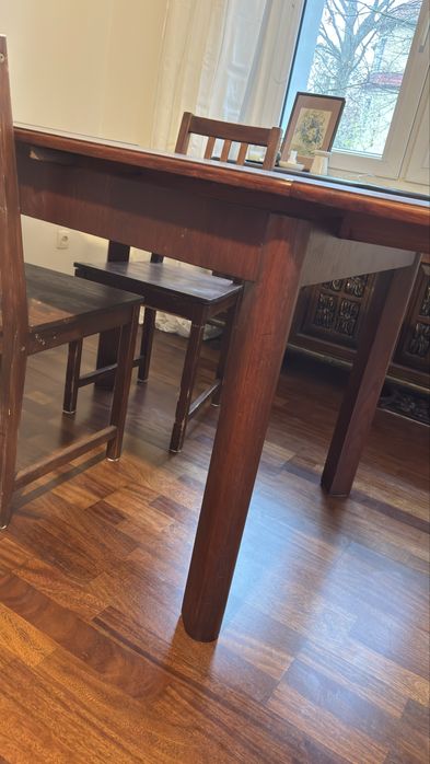 Stół rozkładany drewniany 120-210 dł. / 84 cm szer.