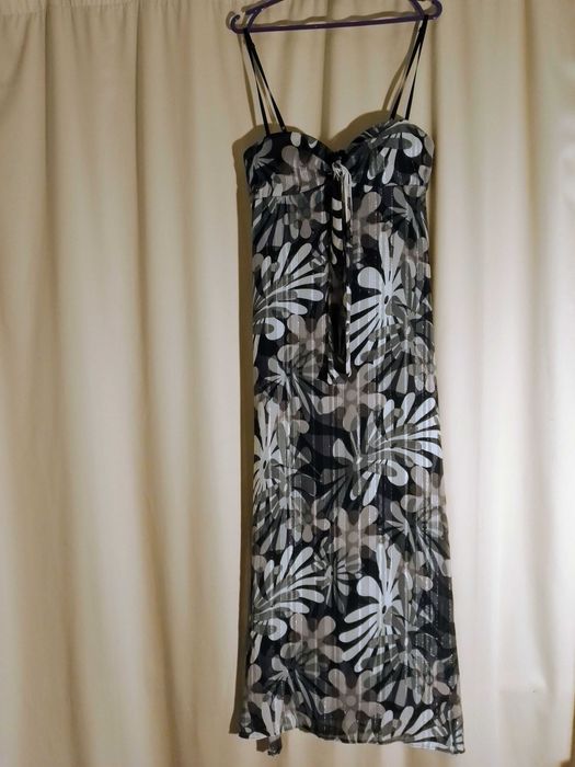 Сарафан С 10 фиолетовый длинный, бретели, лиф 2, беременным, кормящим