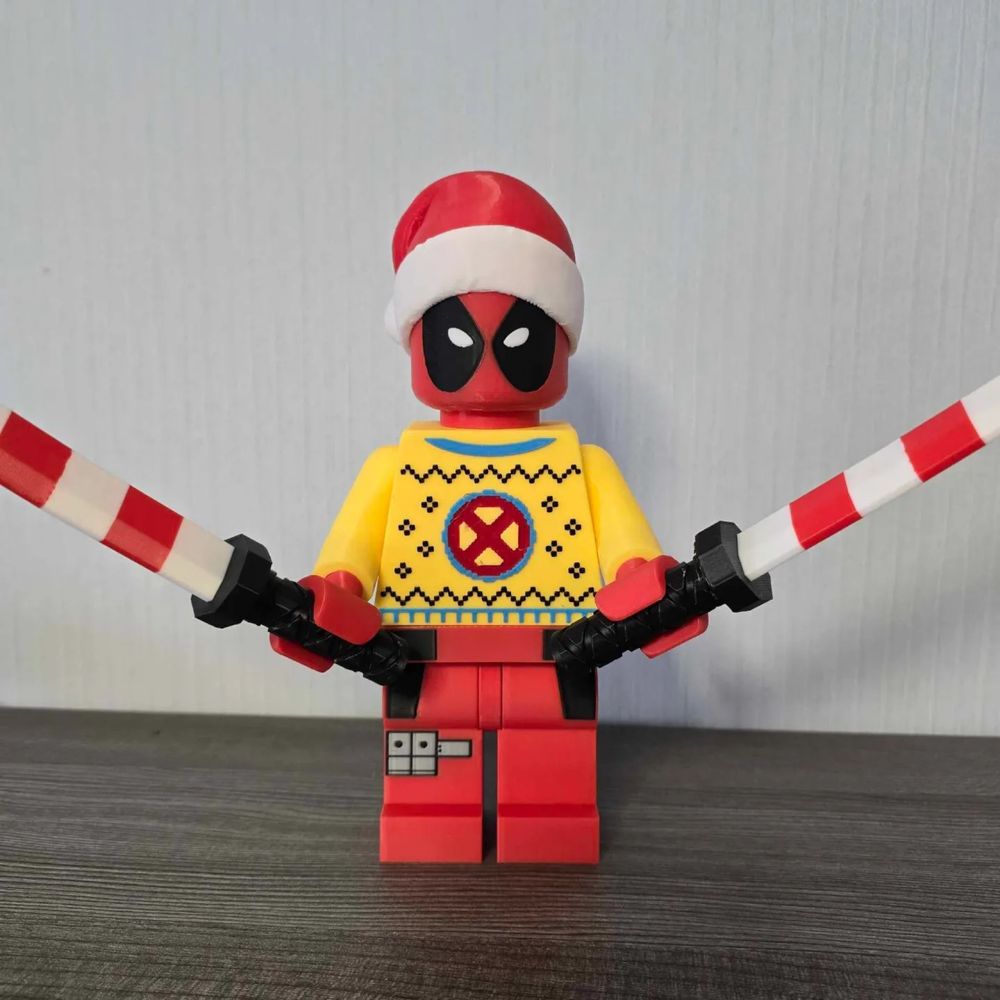 Figurka Świąteczny Deadpool LEGO XL