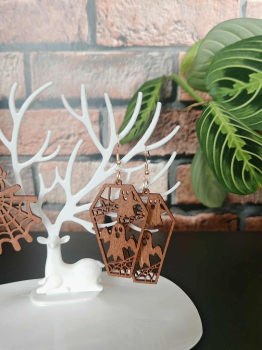 Zestaw 3 kolczyków damskich na Halloween