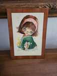 Quadro Vintage Gallarda – Menina Ilustrada